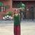 Green cotton kurti with maroon farshi salwar