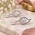 Certified natural freshwater pearls jewellery freshwater pearl drop earrings with crystal studded silver frame
