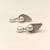 Certified natural freshwater pearls jewellery pearl drop earrings with angel wing cz stud, silver tone
