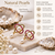 Certified natural freshwater pearls jewellery freshwater pearl drop earrings with ruby zirconia gold orbit