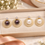 Certified natural freshwater pearls jewellery pearl & crystal stud earrings with gold double hoop frame