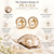 Certified natural freshwater pearls jewellery pearl & cz stud earrings, gold-toned floral circle design