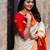 White red silk blend jacuard work festival saree with unstitched blouse piece