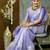 Lavender silk blend jacuard work festival saree with unstitched blouse piece