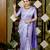 Lavender silk blend jacuard work festival saree with unstitched blouse piece
