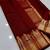 Maroon silk blend jacuard work festival saree with unstitched blouse piece