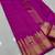 Pink silk blend jacuard work festival saree with unstitched blouse piece