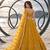 MUSTARD YELLOW NET THREAD WITH ZARI AND SEQUIN WORK FESTIVE LEHENGA CHOLI