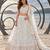 OFF WHITE NET THREAD WITH ZARI AND SEQUIN WORK FESTIVE LEHENGA CHOLI