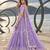 LAVENDER NET THREAD WITH ZARI AND SEQUIN WORK FESTIVE LEHENGA CHOLI