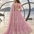 PINK NET THREAD WITH ZARI AND SEQUINCE WORK FESTIVE LEHENGA CHOLI SET FOR WOMEN'S