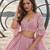 PINK NET THREAD WITH ZARI AND SEQUINCE WORK FESTIVE LEHENGA CHOLI SET FOR WOMEN'S
