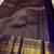 Blue silk blend jacuard work festival saree with unstitched blouse piece