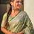 Mehendi silk blend jacuard work festival saree with unstitched blouse piece