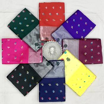 Pink silk blend jacuard work festival saree with unstitched blouse piece 4