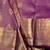 Wine silk blend jacuard work festival saree with unstitched blouse piece