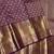 Purple silk blend jacuard work festival saree with unstitched blouse piece