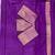 Purple silk blend jacuard work festival saree with unstitched blouse piece