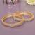 Twining spark gold plated diamond bangles