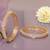 Twining spark gold plated diamond bangles