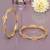 Regal filigree gold plated diamond bangles