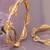 Regal filigree gold plated diamond bangles