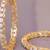 Ornate orbit solitaire gold plated bangles