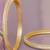 Regal row solitaire gold plated bangles