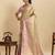lavender embroidery with zari work silk blend saree with blouse