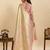 lavender embroidery with zari work silk blend saree with blouse
