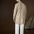 Beige georgette embroidered kurta with trouser set | v-neck ethnic wear for men