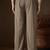 Men's taupe modal korean pants | solid regular fit stylish ethnic & casual wear