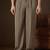 Men's taupe modal korean pants | solid regular fit stylish ethnic & casual wear