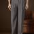 Men's charcoal modal korean pants | solid regular fit stylish ethnic & casual wear