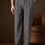 Men's charcoal modal korean pants | solid regular fit stylish ethnic & casual wear