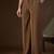 Men's brown modal korean pants | solid regular fit stylish ethnic & casual wear