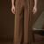 Men's brown modal korean pants | solid regular fit stylish ethnic & casual wear