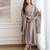 Mauve color smart ethnic vichitra fabric suit for elegant party looks