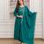 Teal color smart ethnic vichitra fabric suit for elegant party looks