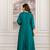 Teal color smart ethnic vichitra fabric suit for elegant party looks