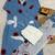 Blue color smart ethnic linen fabric suit for elegant party looks