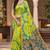 cotton blend saree with elegant printed design for festive & casual wear