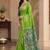 cotton blend saree with elegant printed design for festive & casual wear