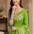 cotton blend saree with elegant printed design for festive & casual wear