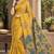 cotton blend saree with elegant printed design for festive & casual wear