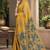 cotton blend saree with elegant printed design for festive & casual wear