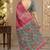 cotton blend saree with elegant printed design for festive & casual wear
