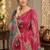 cotton blend saree with elegant printed design for festive & casual wear