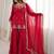 Pink color stylish fendy  fabric designer ready kurta set for girls