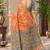cotton blend saree with elegant printed design for festive & casual wear